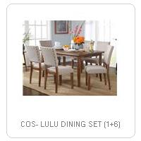 COS- LULU DINING SET (1+6)